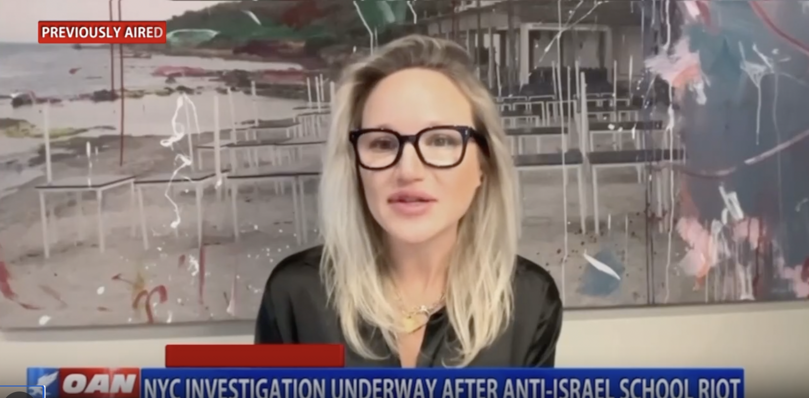 The Manhattan Editor Jackie Toboroff Talks With OAN About Anti-Israel School Riot
