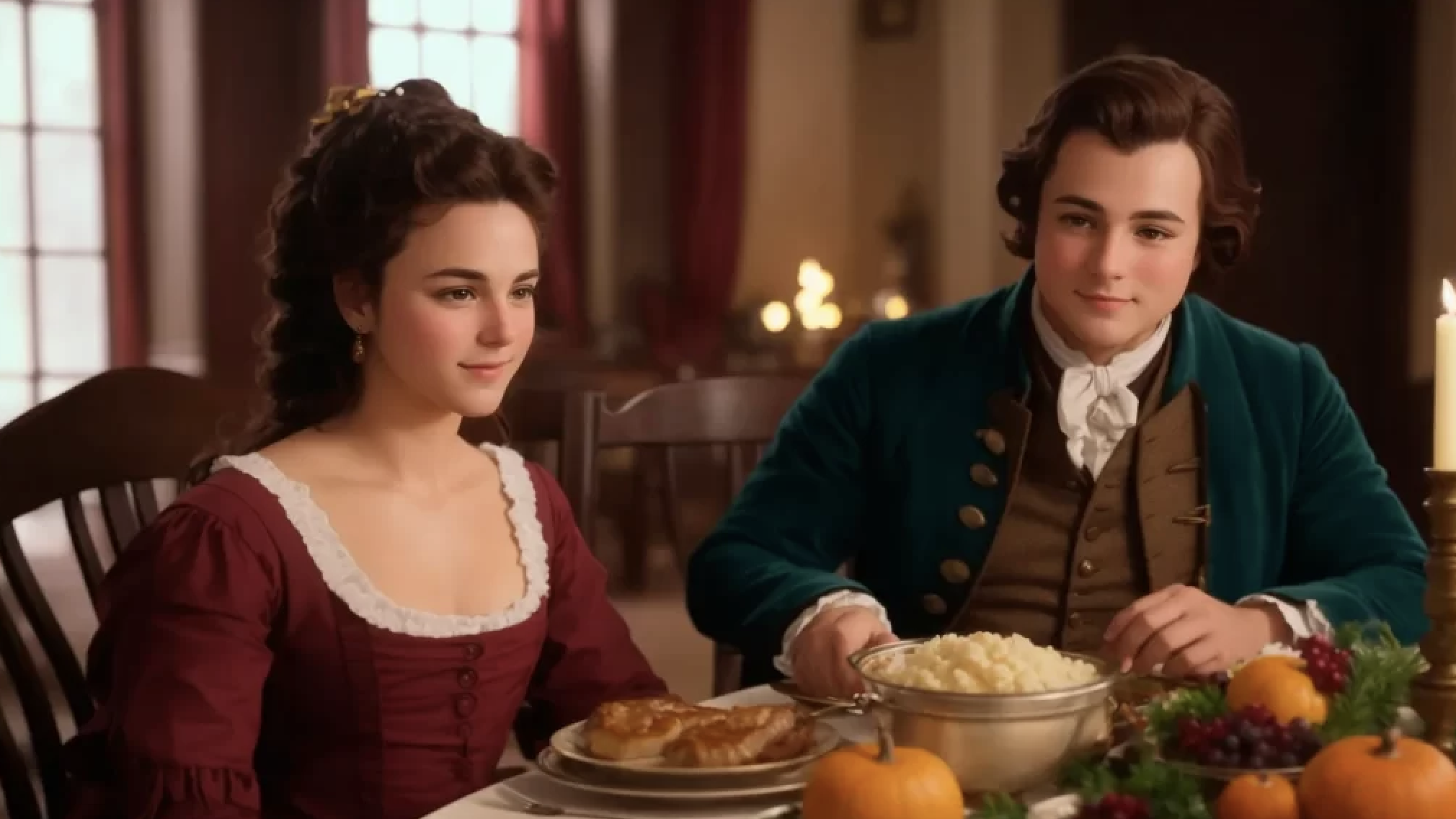 Politics At Thanksgiving Dinner 1765-Style