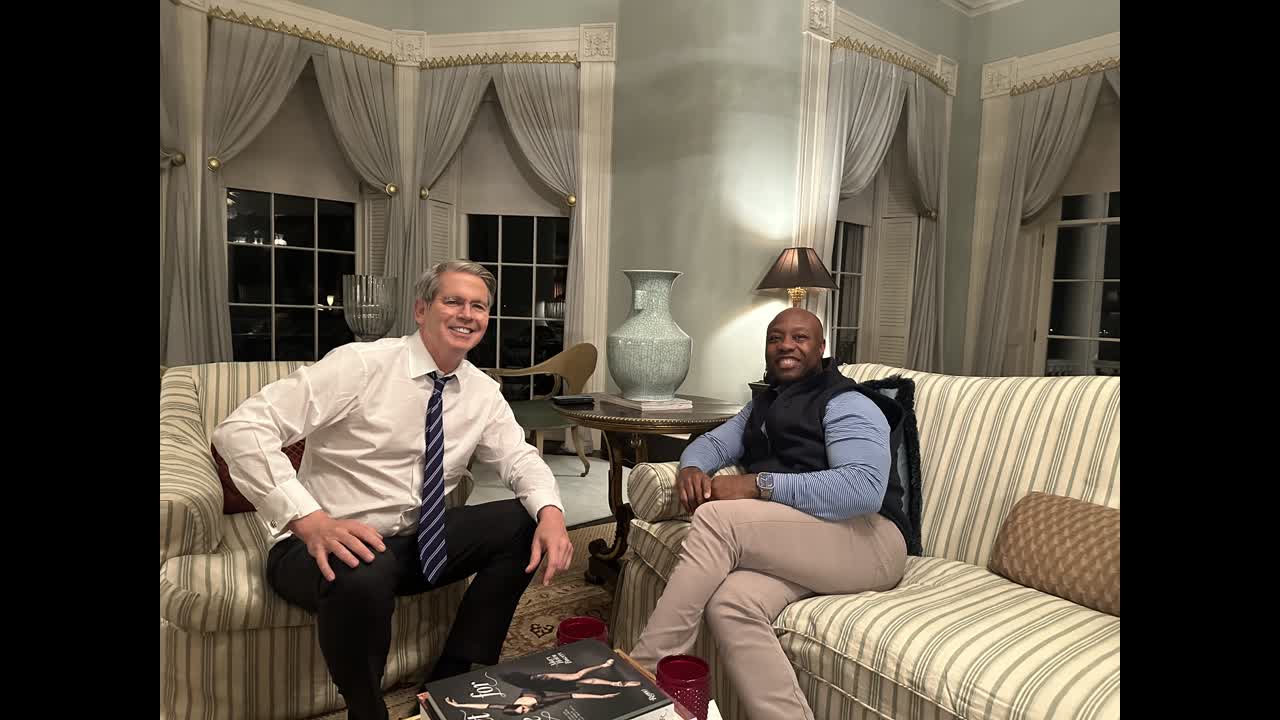 Treasury Secretary Scott Bessent meets with Senator Tim Scott